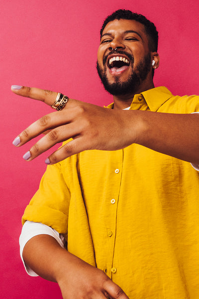 Dancing and streaming in the studio