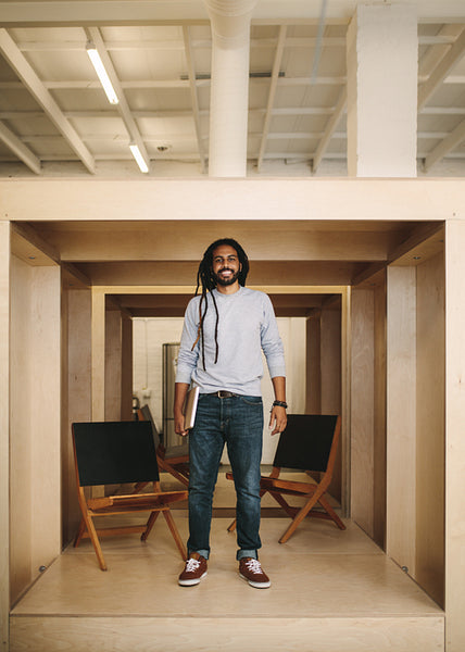 Portrait of a businessman standing in office