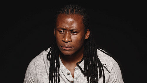 African man with dreadlocks