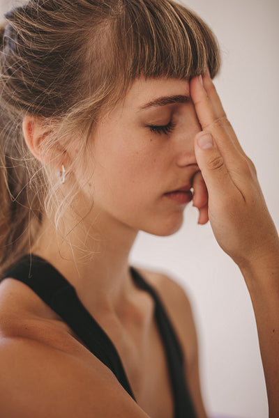 Alternate nostril breathing exercise