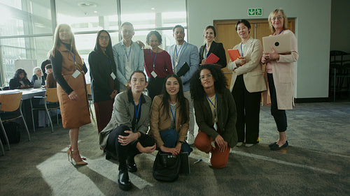 Group of Professionals at Conference Event