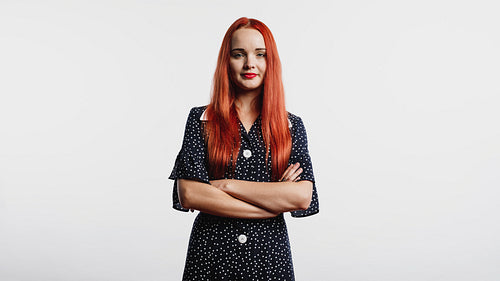 Portrait of a young woman