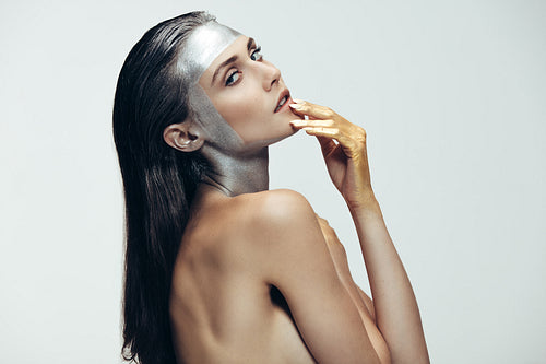 Avant garde look makeup