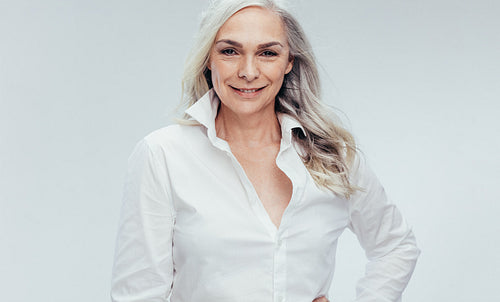 Attractive mature woman