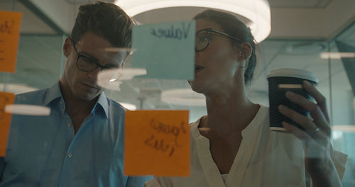 Creative professionals brainstorming for ideas