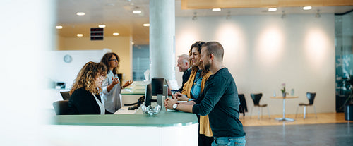 Municipality office reception