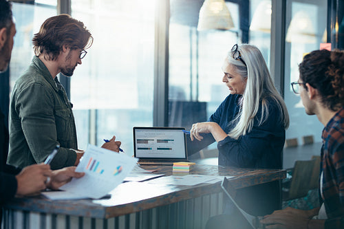 Small presentation during new project discussion