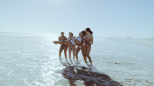 Diverse woman happy with their natural bodies