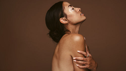 Female confident in her own skin