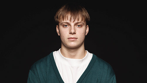 Portrait of a caucasian man