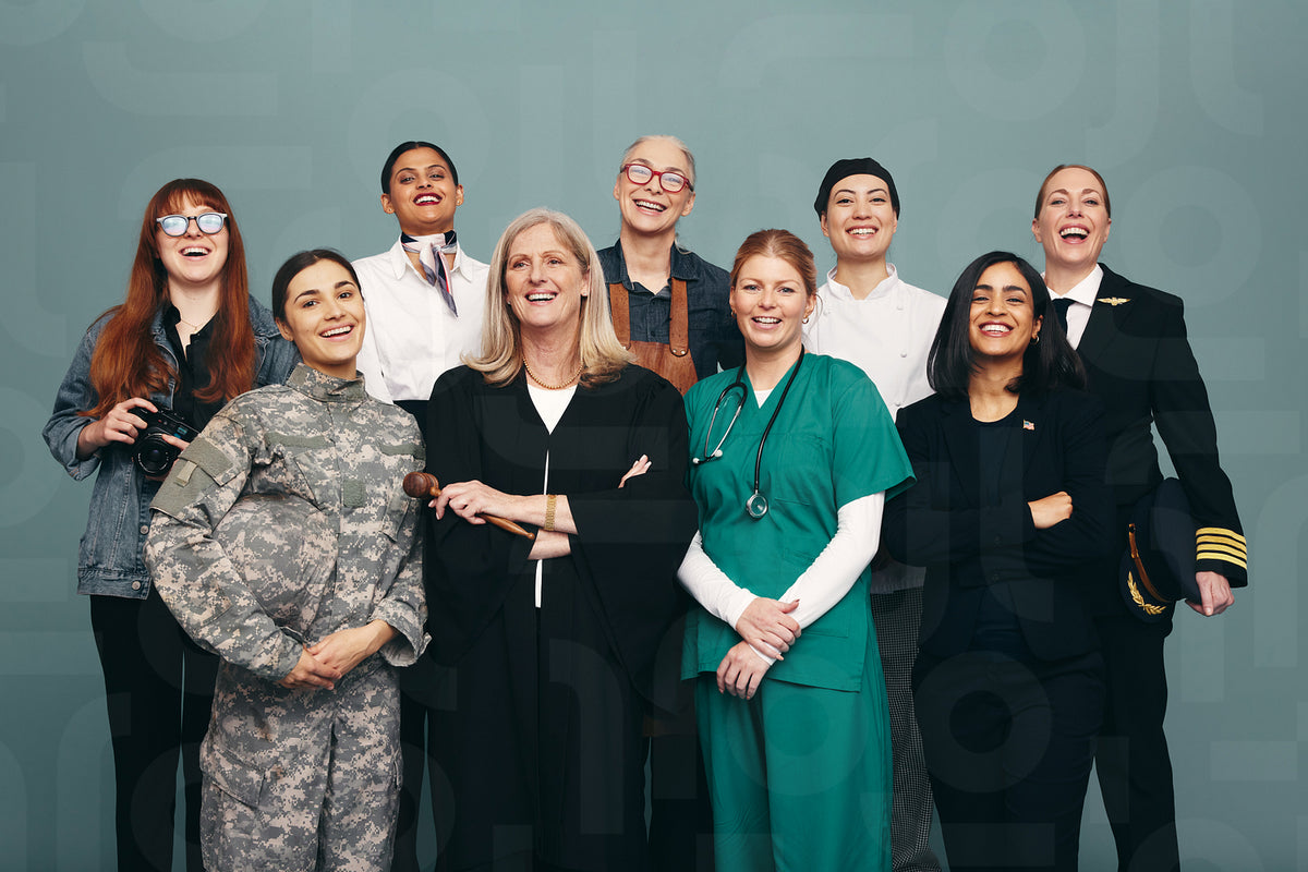 Successful female workers smiling happily in a studio – Jacob Lund ...
