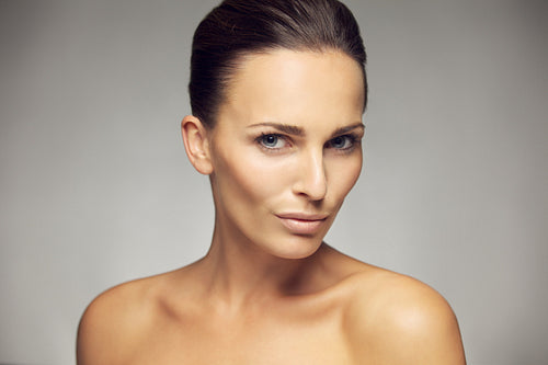 Natural Beauty with fresh and clean skin