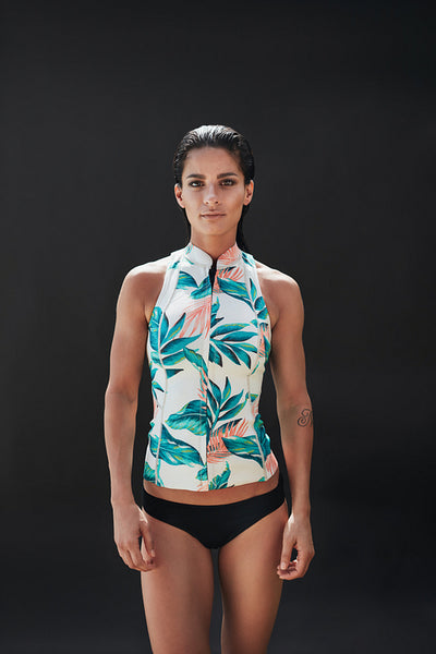 Beautiful woman posing on black background