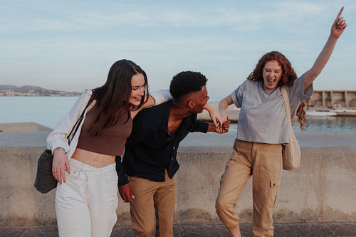 Enjoying good times with friends