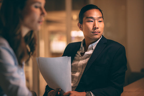 Business people working together in office