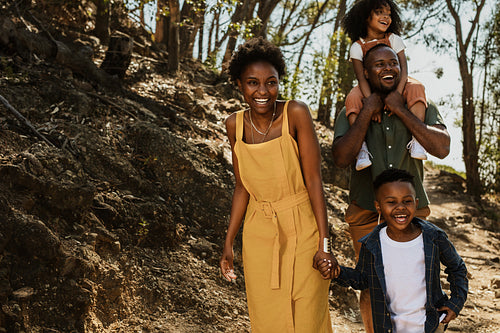 Family trip to national park