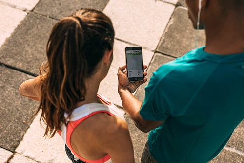 Checking out the summary of their run