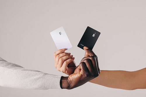 Premium banking with black and platinum credit cards