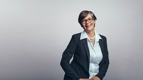 Portrait of senior businesswoman