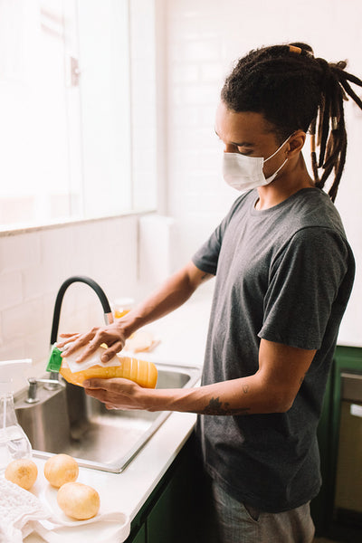 Disinfecting groceries during the covid-19 pandemic