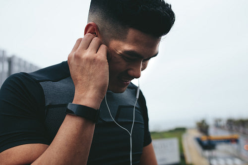 Young man ready for the workout