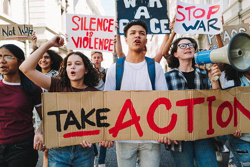 Youth activism for peace