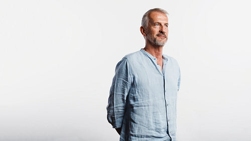 Portrait of senior man