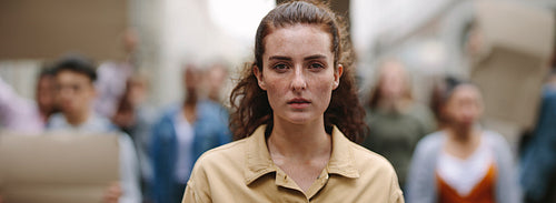 Activists protesting for their civil rights