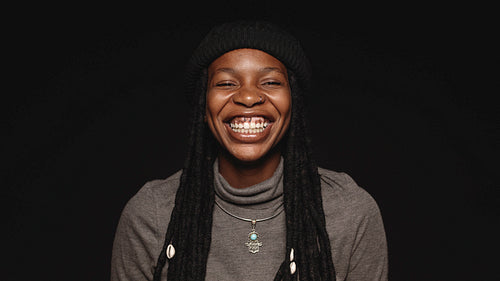 Beautiful smiling woman