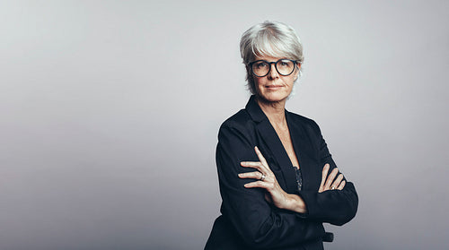 Woman entrepreneur in formal clothes