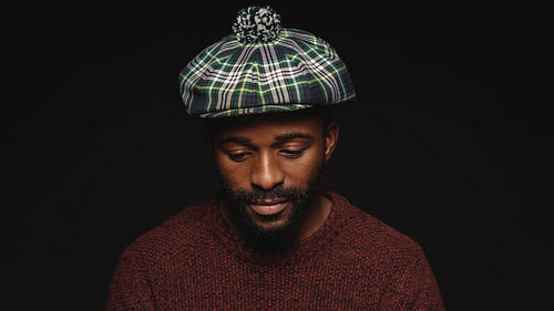 Close up of man in cap