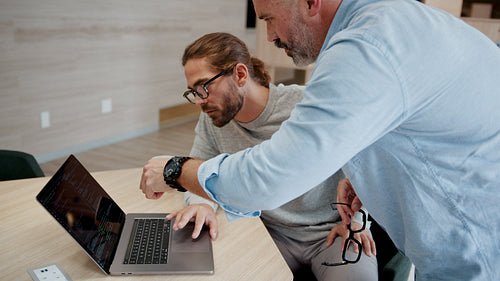 Collaborating on a code: Software designers working as a team in a tech startup