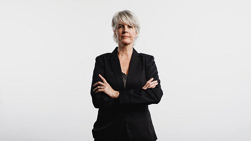 Businesswoman in formal clothes