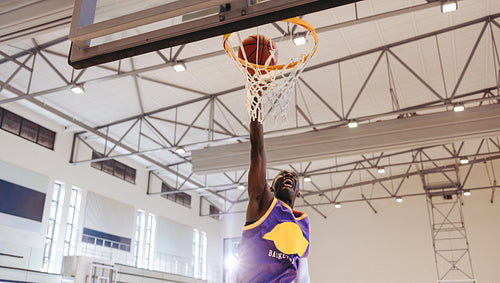 Air time: Young man soars for the slam