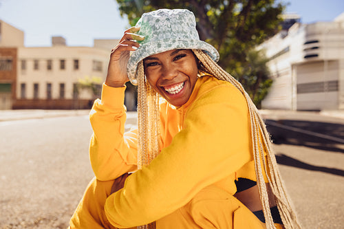 Enjoying the summer sun