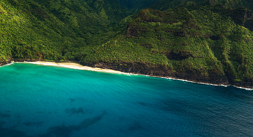 Hanakapiai Beach, a beautiful travel destination in the garden island of Hawaii
