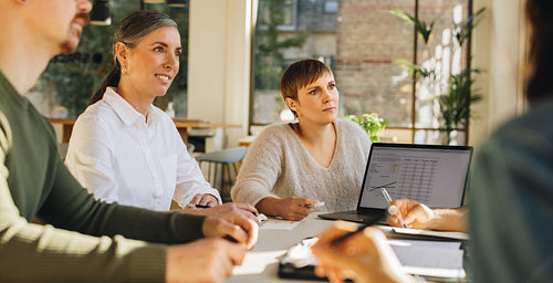 Business people in planning meeting