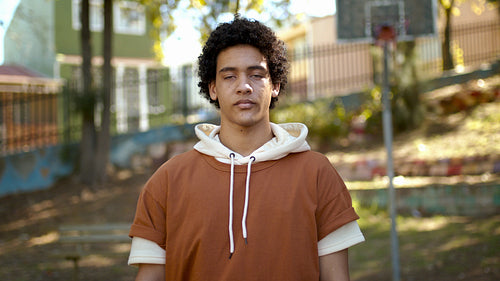 Portrait of a happy young man in casuals