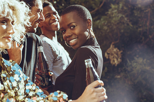 Friends on a weekend hangout