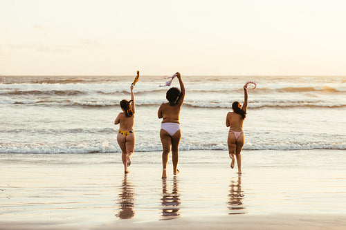Enjoying a topless and authentic summer