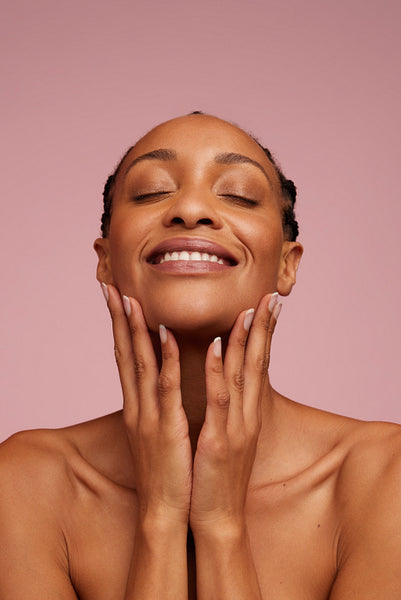 Beautiful radiant dark skin.