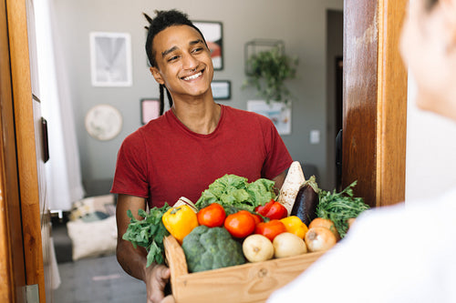 Grocery delivery at home