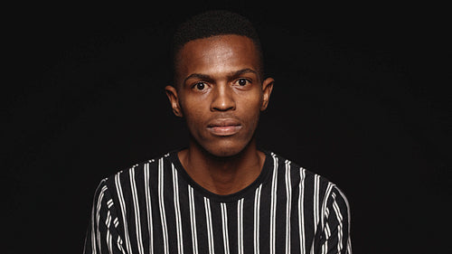 Portrait of african male