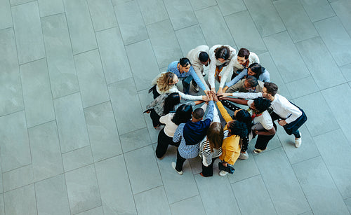 Diverse team fosters innovation, unity and professional collaboration among colleagues