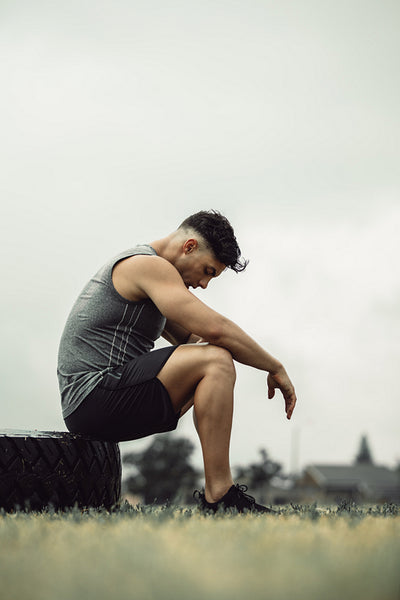 Athlete feeling tired after cross training