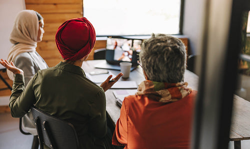 Online business meeting