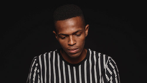 Portrait of african male