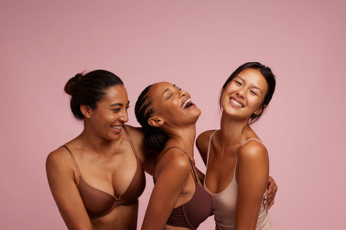 Natural beauties smiling together