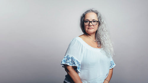 Portrait of senior woman