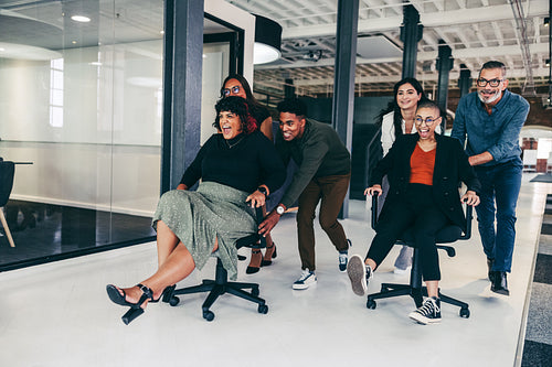 Fun during business hours